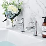 Wasserrhythm Twin Basin Taps Chrome Lead-Free 304 Stainless Steel 1/4 Turn view 9