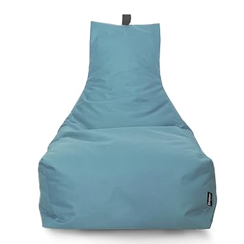 BuBiBag Sitzsack Lounge Sitzsack Sitzkissen XXL Tobekissen Bodenkissen Beanbag Kissen, für Kinder und Erwachsene (Hellblau)