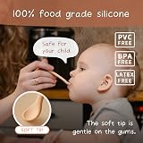 Moonkie Silicone Baby Spoons Set of 4 Soft-Tip Bendable Feeding view 4