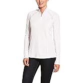 Ariat Women's Sunstopper 3.0 1/4 Zip Baselayer, North Atlantic Dot, X-Small