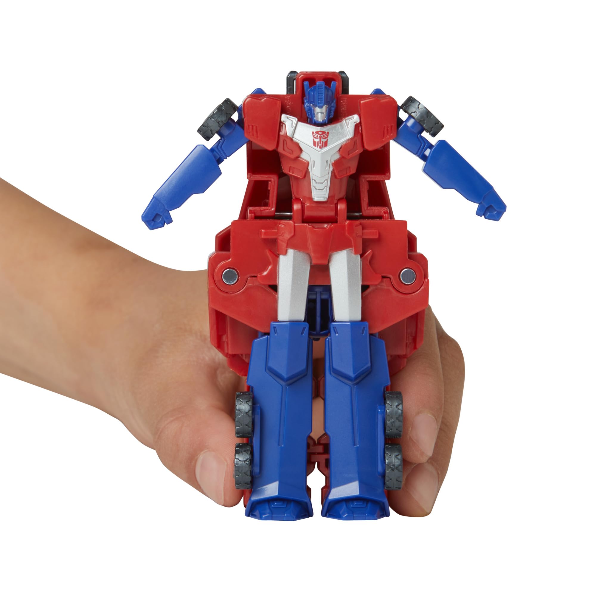 Transformers Crash & Combine Heroes, 3.75-Inch Converting Bumblebee and Optimus Prime Action Figures, Robot Toys for Kids 6 and Up (Amazon Exclusive)