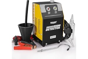 Solary Automotive Smoke Machine Leak Detector - 12V DC EVAP Vacuum Diagnostic Tester for Pipe System