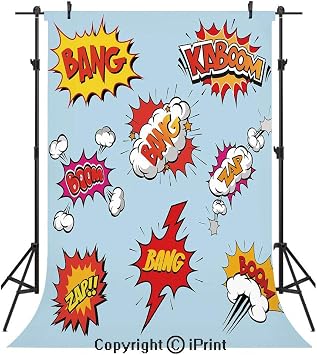 Amazon Com Superhero Photography Backdrops Fantasy Heroic