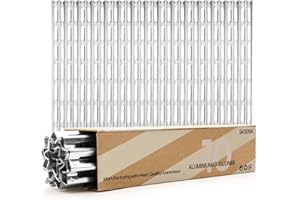 ZZFENGKR 10 Pack BBQ Disposable Aluminum Liners, 12" x 20" Disposable Grill Grates Vegetable and Meat Grill for Outdoor BBQ Grill, Grilling Accessories