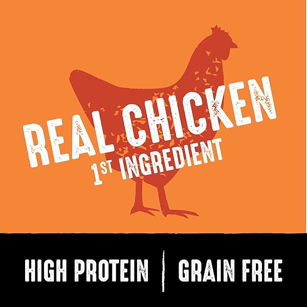 CRAVE GRAIN FREE HIGH PROTEIN ADULT DRY DOG FOOD, CHICKEN, 4 LB. BAG