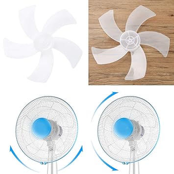 Amazon Com Chictry Plastic 5 Leaves Fan Blade For Universal
