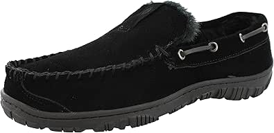 Clarks Men's Warren Slip On Loafer Brown Suede Fur Lined Casual Shoes