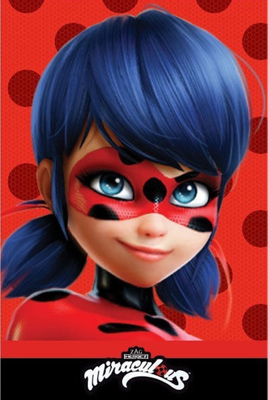 Miraculous Ladybug Kids Fleece Throw Blanket - Red, 100x140 Cm (39x55 In), 100% Polyester - View #6