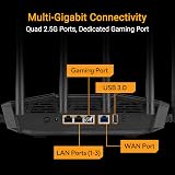 ASUS TUF Gaming BE9400 Tri Band WiFi 7 Router with Quad 2.5G Ports view 4