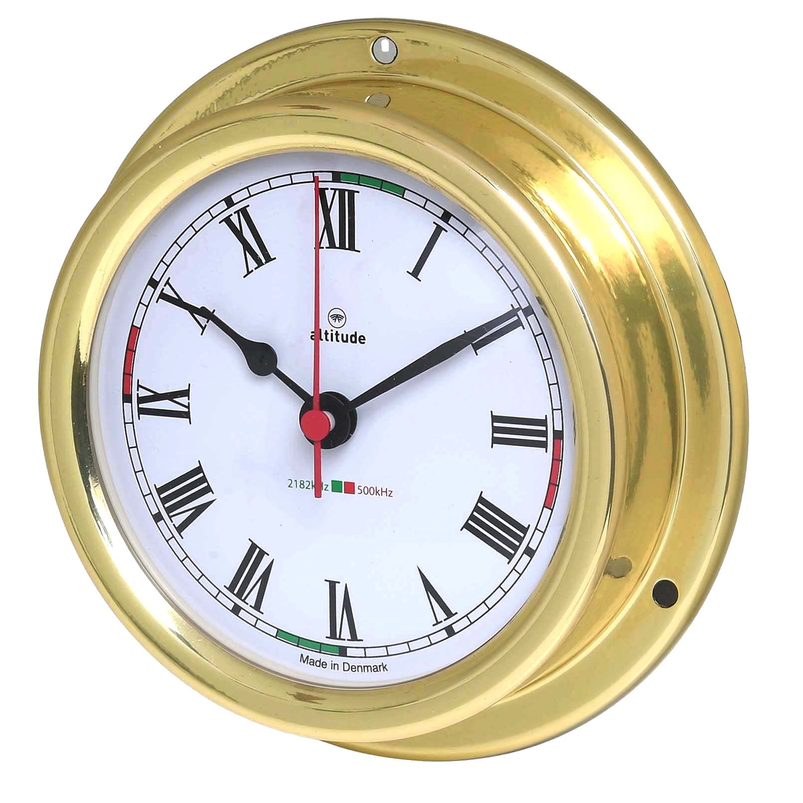Delite Altitude Ships Clock brass roman 5Inch