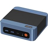 BOSGAME E5 Mini PC with Ryzen 5300U Computer | 16GB RAM 512GB SSD, Win11 Pro Mini Desktop Computer for Home Office | Triple Display, Dual LAN, WiFi 5, BT 5.0