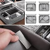 HCFGS Travel Cable Organiser Bag Large 3-Layer Electronics Accessories Grey view 3