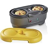 Hamilton Beach 25505 Electric Egg Bites Cooker & Poacher with Removable Nonstick Tray, Makes 2 in under 10 minutes, Yellow
