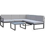 Amazon.de: OUTLIV. Loungemöbel Holz Argon Sofagruppe 100% FSC Akazie