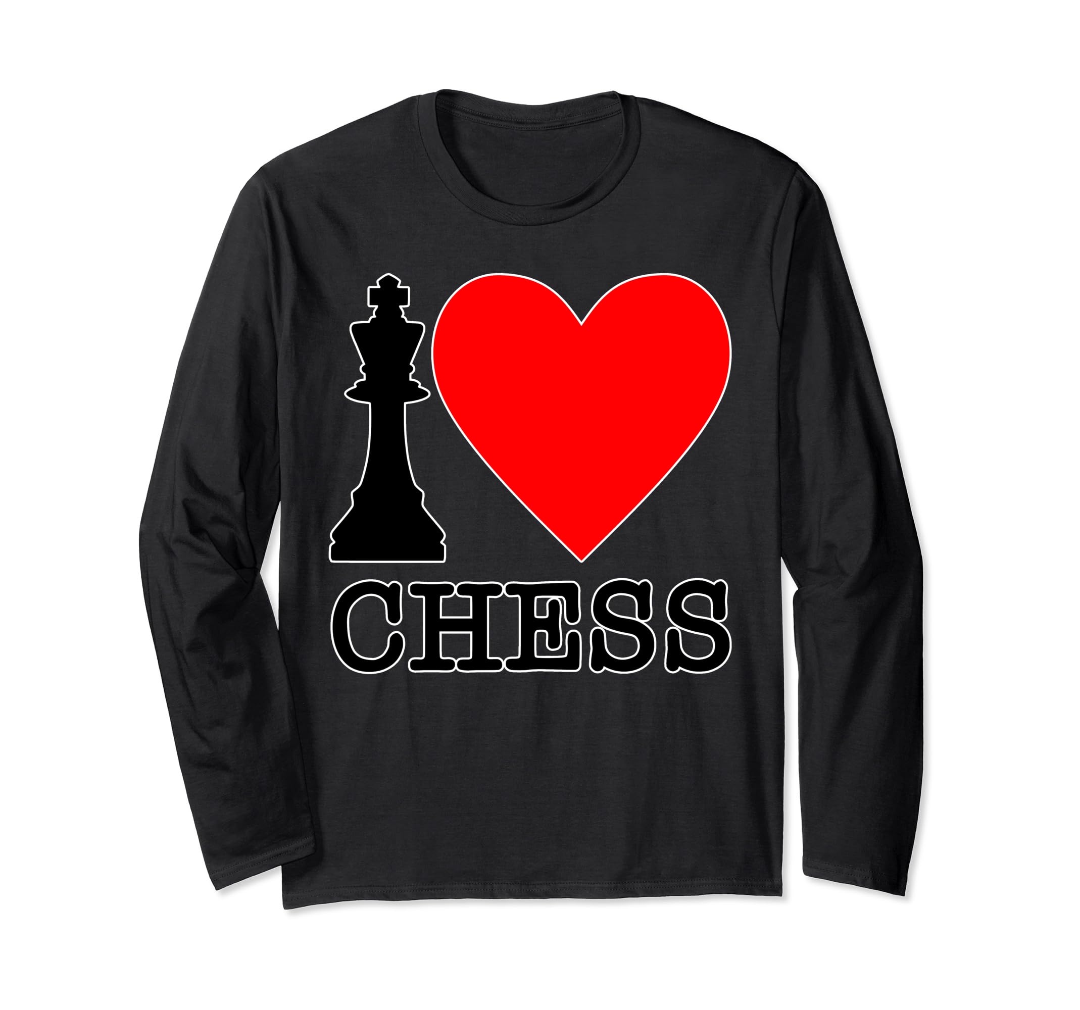 I Love Chess - Funny Chess Player Long Sleeve T-Shirt