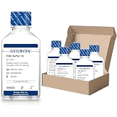 CryoKing PBS Buffer 1X, Phosphate Buffered Saline Solution, 500mL&times;6 | Laboratory PBS Water, Ready-to-Use Buffer, 0.1&mu;m Filtered, Cell Culture Workflows, Total 3000mL