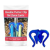 Disc Golf Cart Putter Clip | Holds 2 Putters on