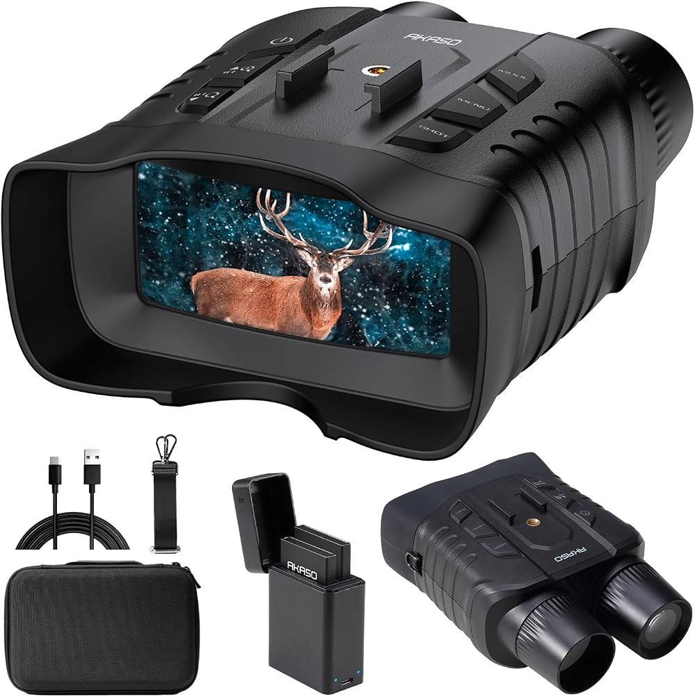 AKASO Seemor-200 Night Vision Goggles 4K Full Color 1000M 16x Zoom