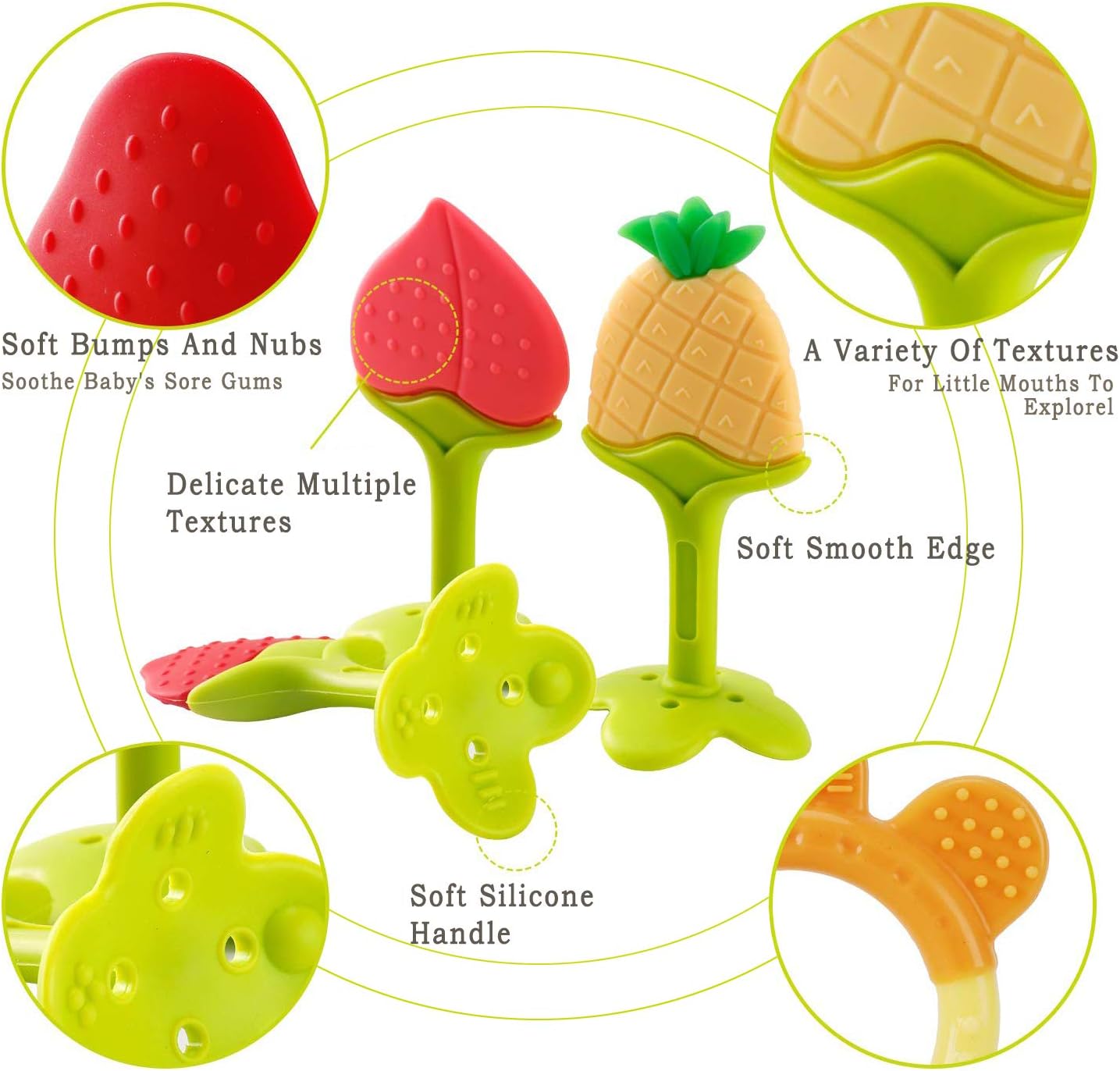 unique baby teethers