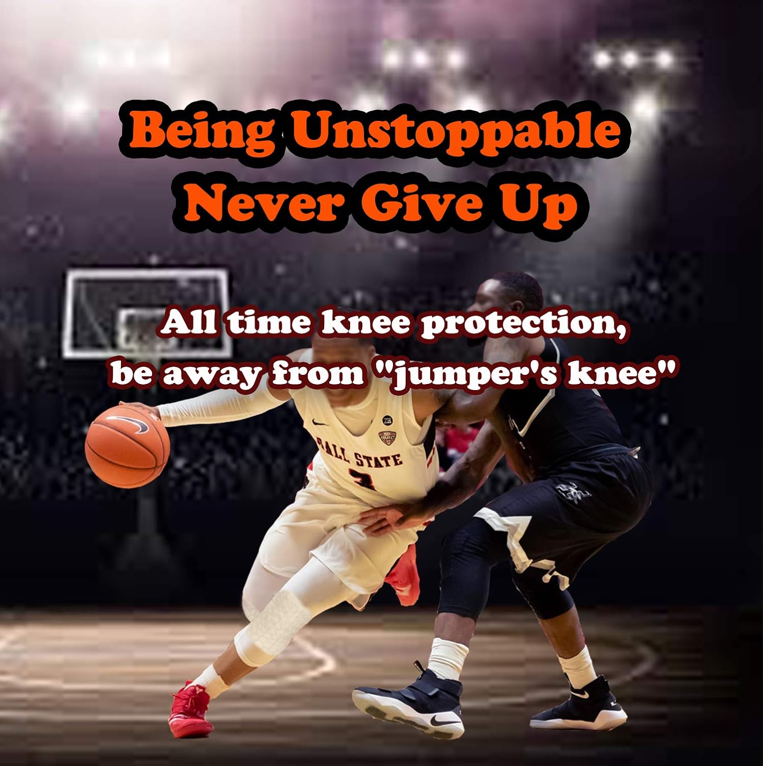 Basketball Compression Pants With Knee Pads, White 3/4 Capri Compression Pants Padded, Basketball Tights Leggings for Men Women Boys Girls, Youth Knee Pads for Basketball Softball Volleyball Soccer : Sports & Outdoors