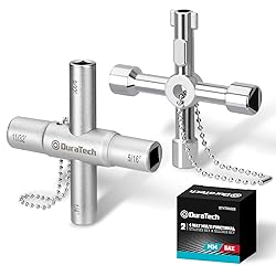 DURATECH 4 Way Sillcock Key Set, Utilities