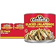 La Costena Sliced Jalapeno, 144 Oz ,Pack of 12