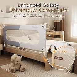 Newfinder Bed Rail for Toddlers - 3 Pack Toddler