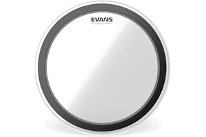 Evans EMAD Heavyweight Clear Bass Drum Head, 24 Inch