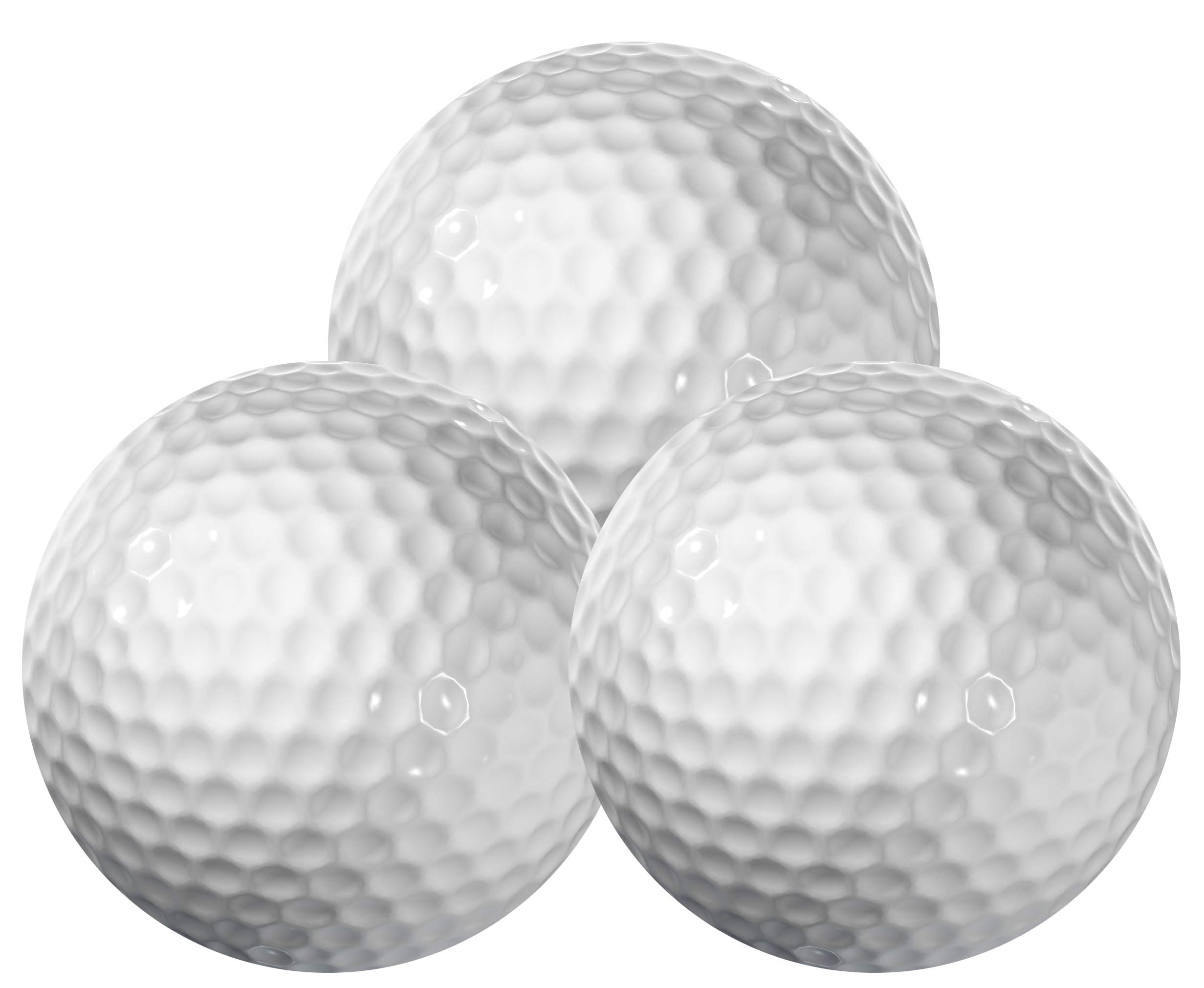 Longridge Crazy Mini Golf Low Bounce Golf Ball 50pk - White