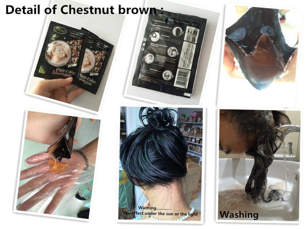 Superb Good Dexe Fast Black Hair Dye Shampoo And Conditioner