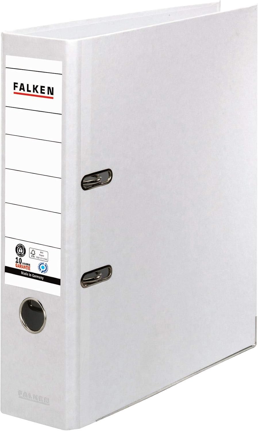 Falken Recycled A4 Folder. Wide White