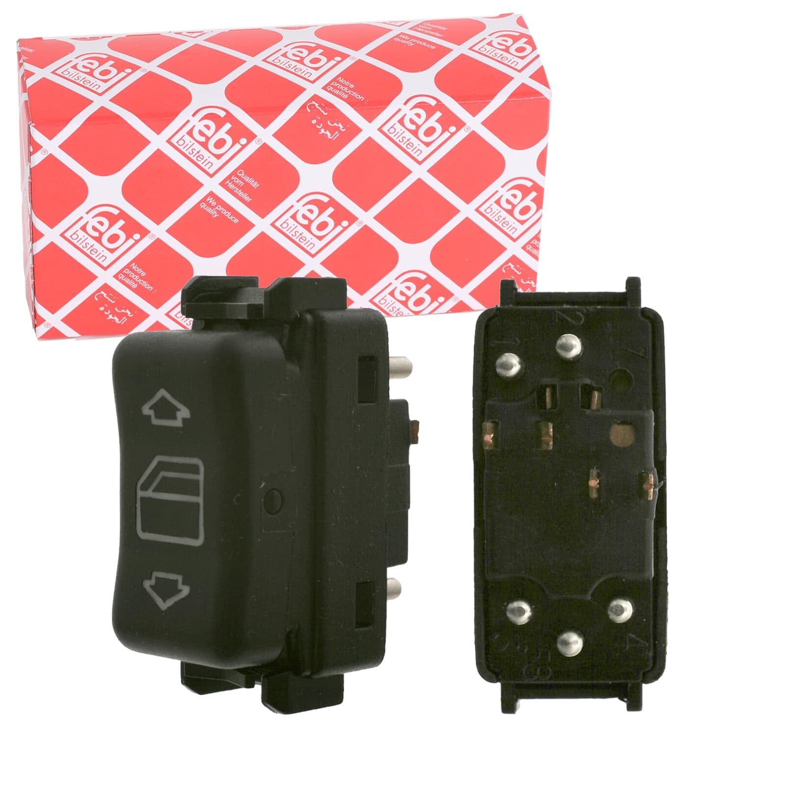 febi bilstein 18307 Switch for power window regulator, pack of one