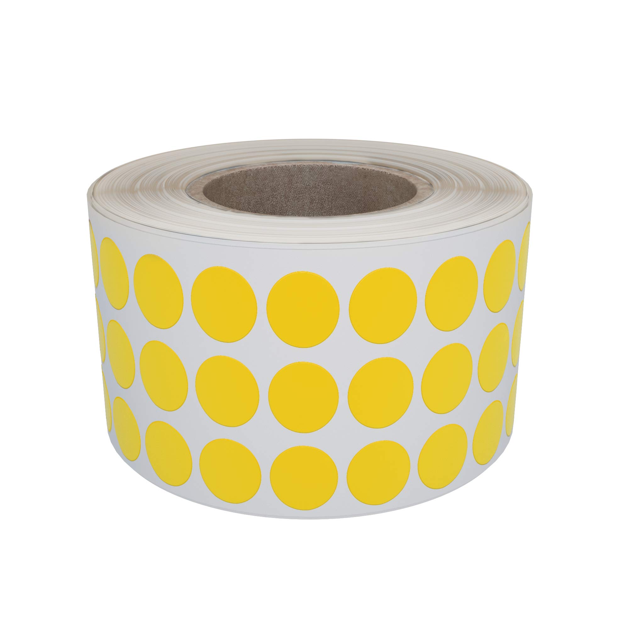Royal Green Yellow Sticky Dots Roll 8mm Color Coding Sticker Roll (0.8 cm) 2000 Pack — image 1