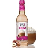 Jordan's Skinny Mixes Sugar Free Coffee Syrup, Hazelnut Coffee Flavoring Syrup, Zero Calorie Drink Mix, Lattes, Baking, Protein Shake or Cocktail, Dairy &amp; Gluten Free, Kosher, 25.4 Fl Oz