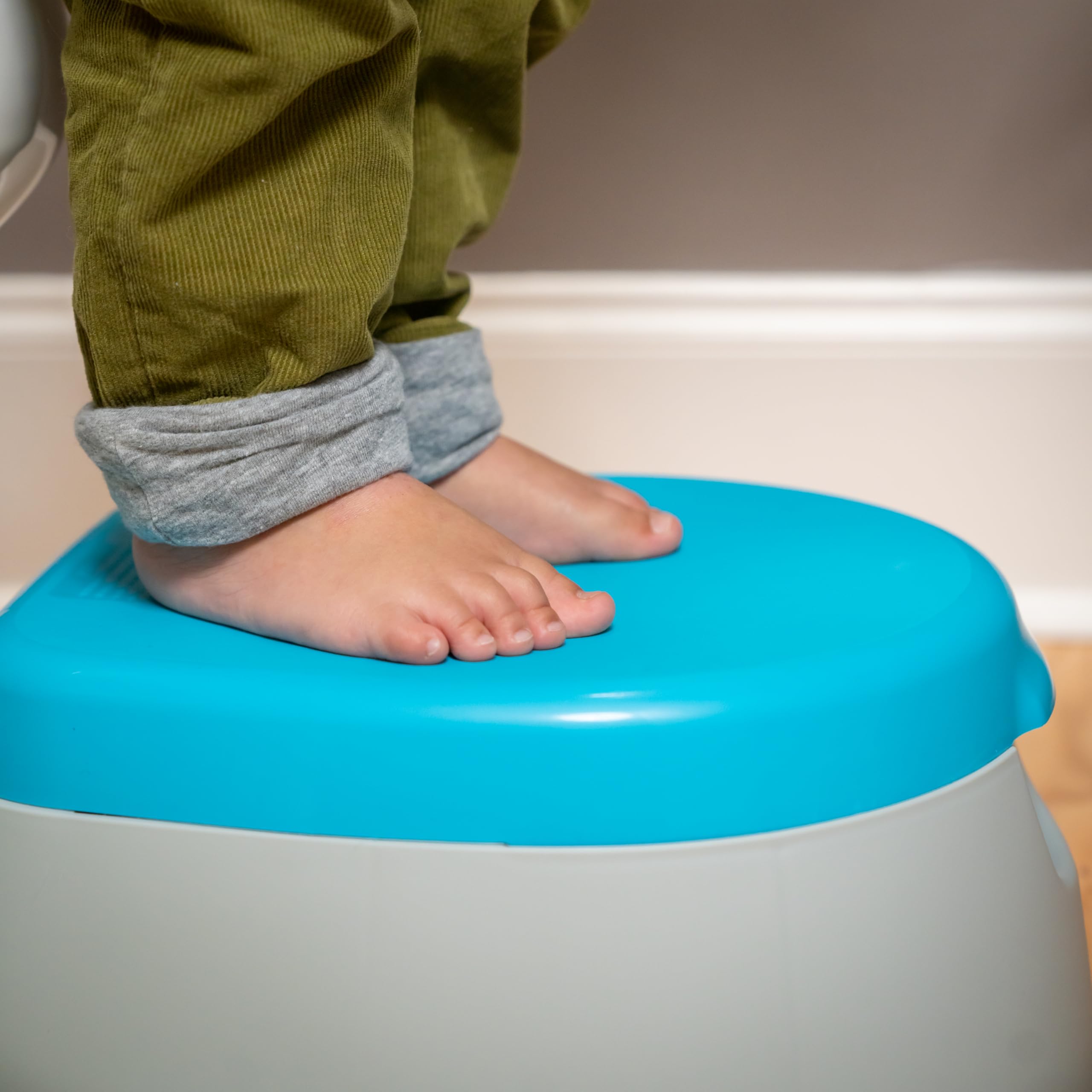 Summer Infant Summer 3-in-1 Train with Me Potty Seat Topper and Stepstool for Toddler Training and Beyond Easy to Empty and Clean Space Saving