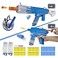 Toy Foam Blaster Gun - 416 Toy Rifle with 40 Soft Bullets 2 Magazines 20 Shells, Automatic Dart Gun for Boy Ages 14+ Years Old, Indoor Outdoor Gifts for Adult Kid Christmas Birthday