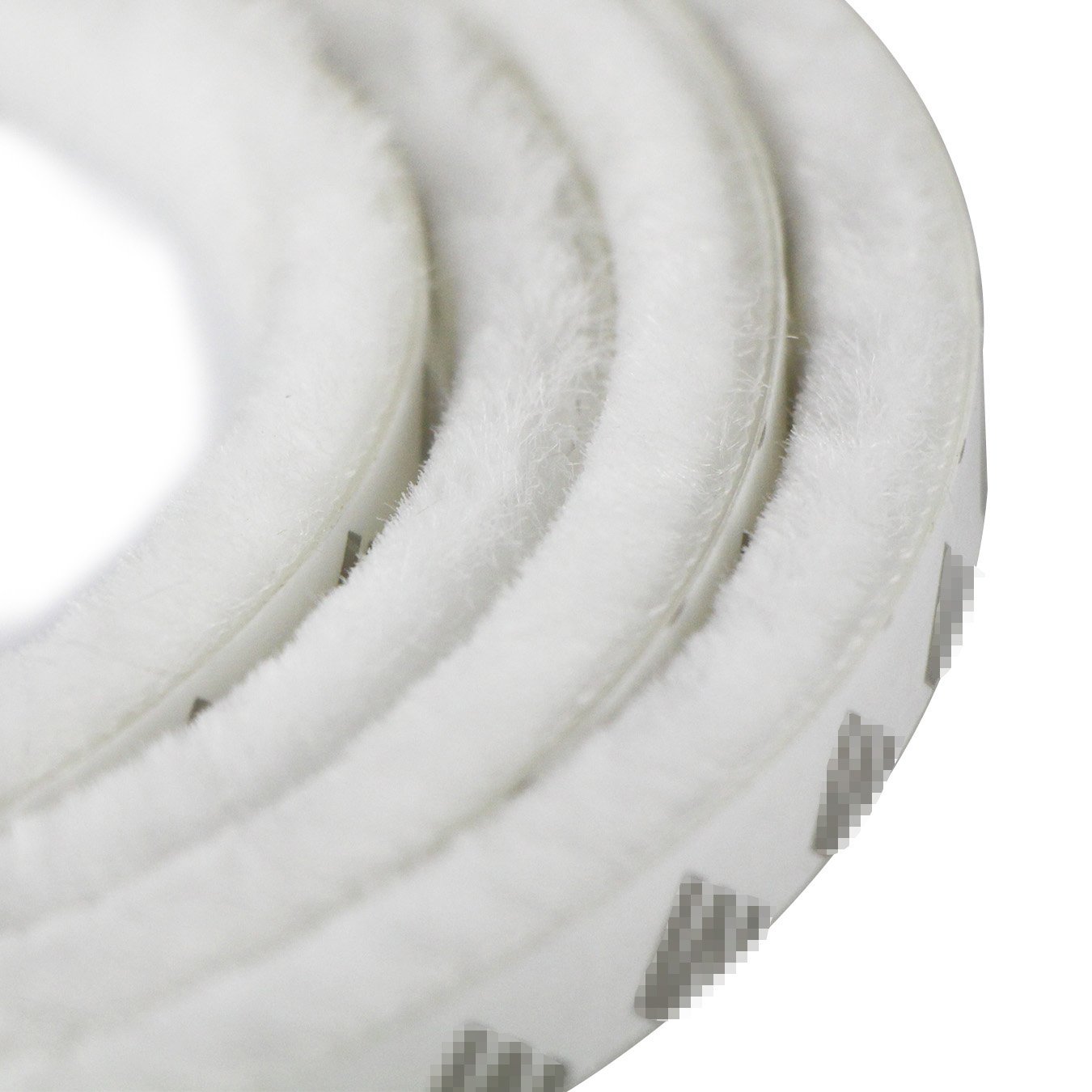 UOOOM 5m Windproof Dustproof Door Window Seal Strip Self Adhesive Brush Strip 9x5mm/Width 9mm, Thickness 5mm (White)