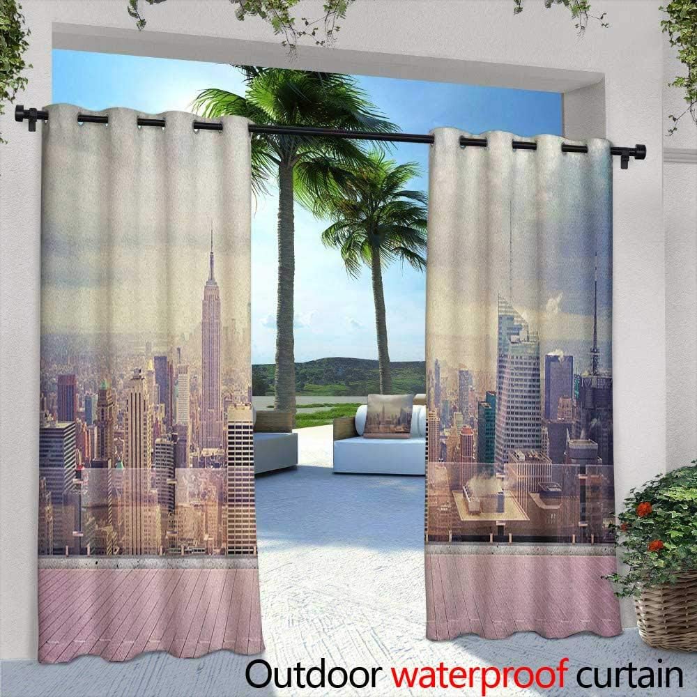 Amazon Com Loveeo Modern Indoor Outdoor Curtains New York City