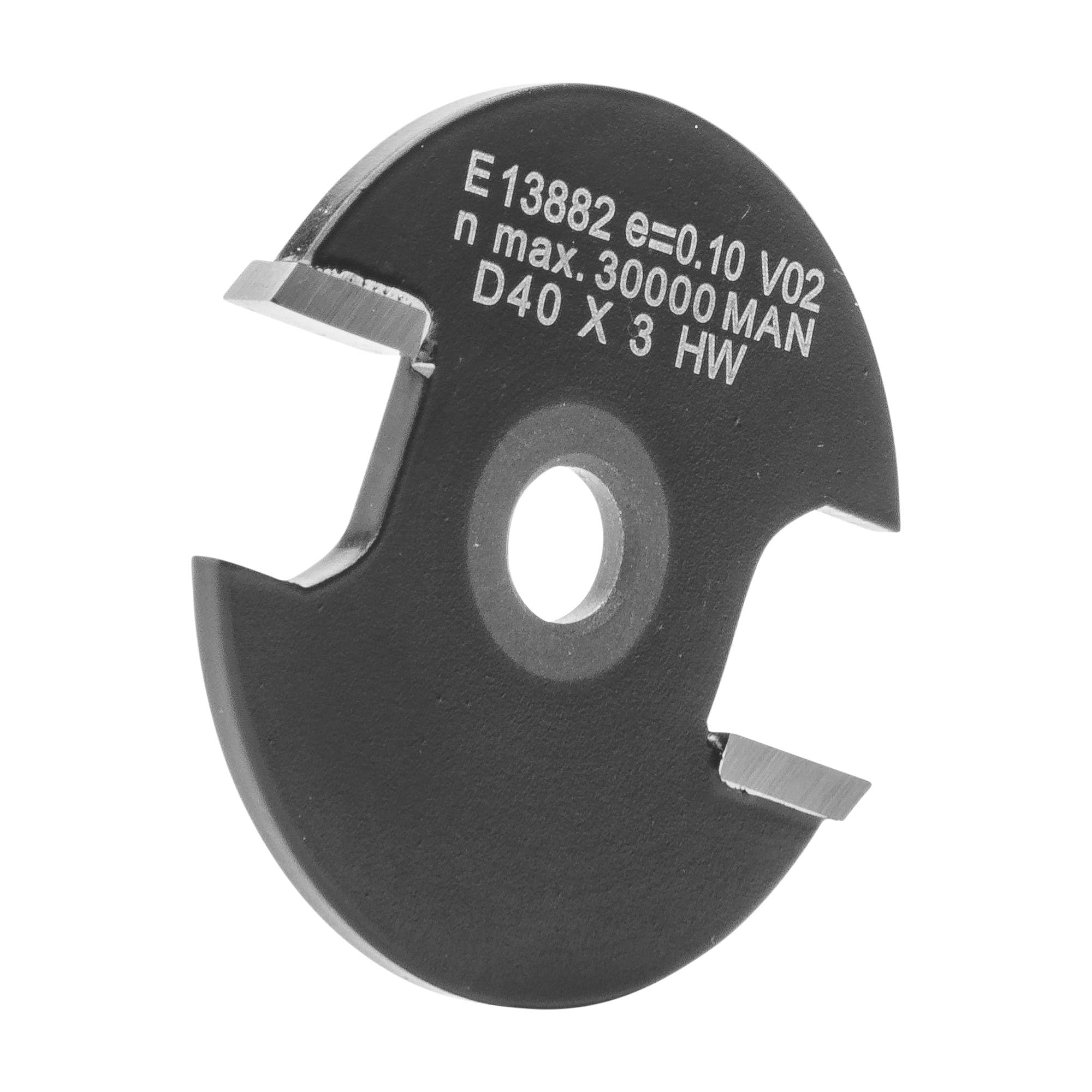 ENT 13882 Slotting Cutter TC Shank (S) 6,35 mm, Diameter (D) 40 mm, NL 3 mm