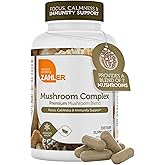 Zahler Mushroom Complex Premium Mushroom Blend, Focus, Calmness & Immunity Support, 60 Capsules.