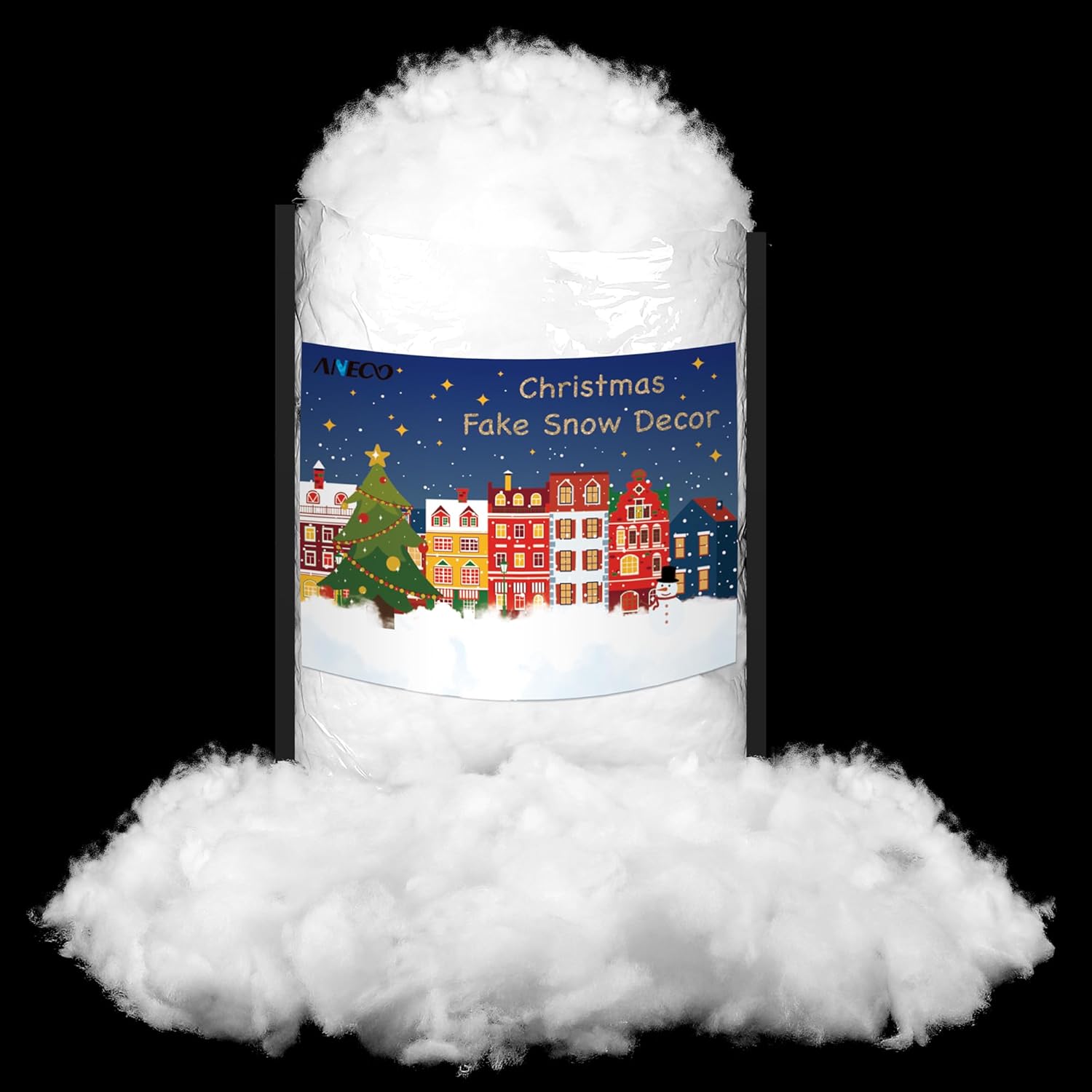 Artificial Snow - ANVAVO Artificial Christmas Snow Fluffy Fake Snow for Christmas Tree Table Fireplace Decorations Holiday and Winter Decorations for Home (12 Ounces)