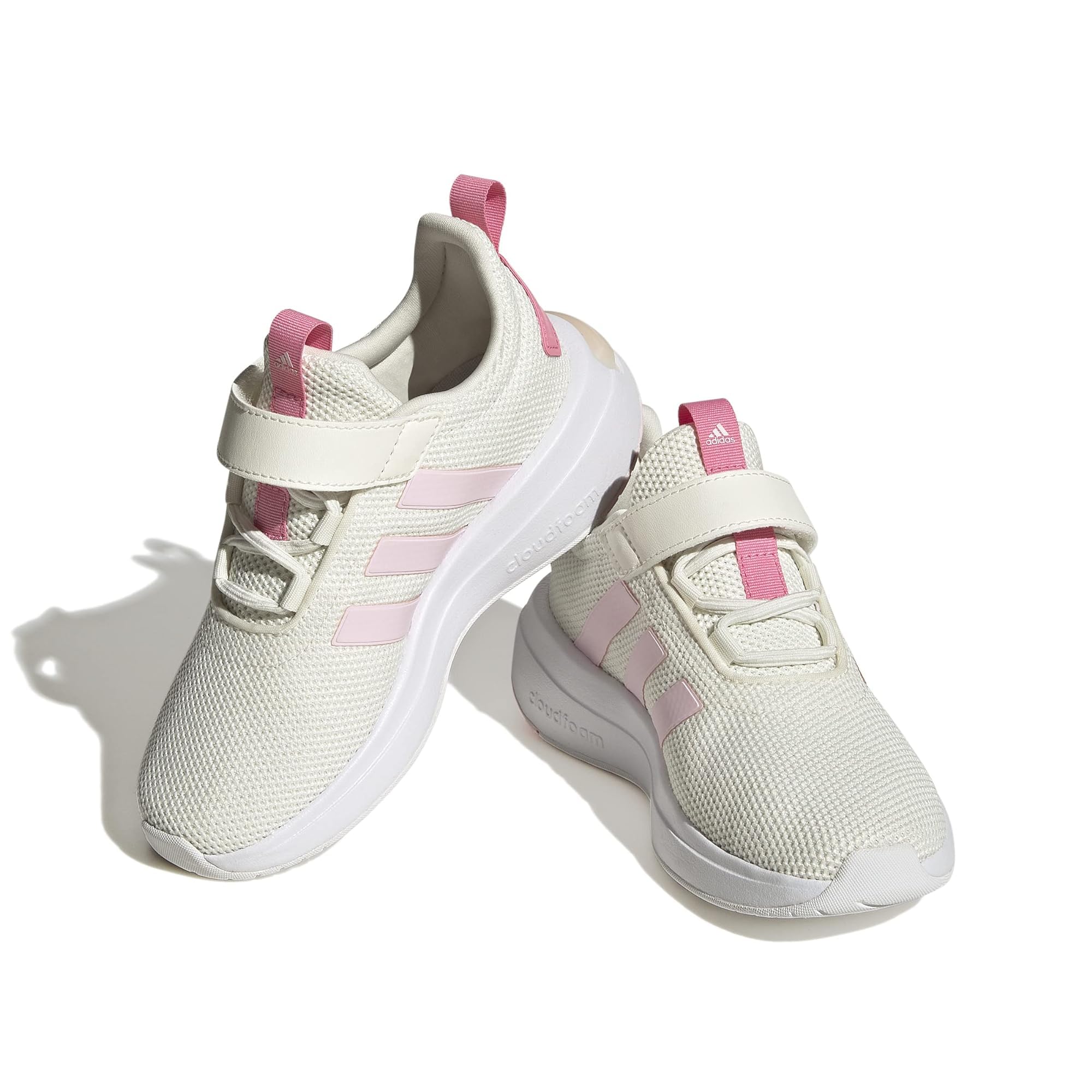 Adidas Unisex-Child Racer TR23 Off White/Clear Pink/Bliss Pink 6 Image