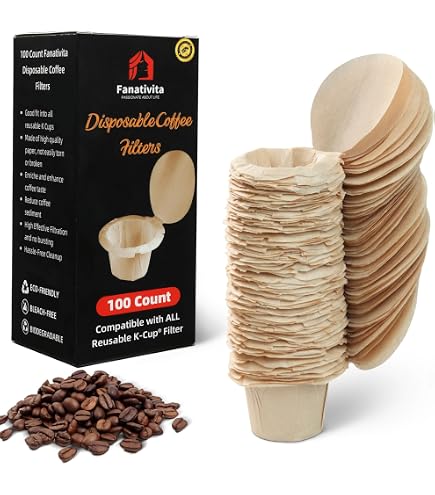 Keurig s Brew Addicts Disposable s 600 Count, Brown Coffee Filter