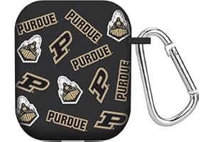 AFFINITY BANDS Purdue Boilermakers HD Case Cover Compatible with Apple AirPods Gen 1 & 2 (Random)