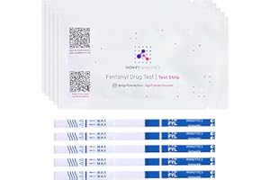 Fentanyl Test Strips 5 Pack | Signify Analytics Highly Sensitive Fentanyl Test Strips for Testing Drugs | Fentanyl Testing Strips for Pills, Powders, and Liquids | 20ng/mL Cutoff