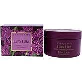 L'Erbolario Perfumed Body Cream - Moisturizing Body Butter for Women - Skin Care with Cocoa Butter for Elasticity and Firmness - Lilac Lilac - 6.7 oz