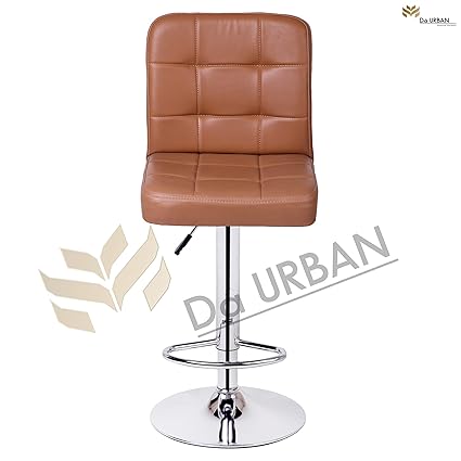 Da URBAN Cadbury Height Adjustable Bar Stool Chair (Beige) (1 Pc)