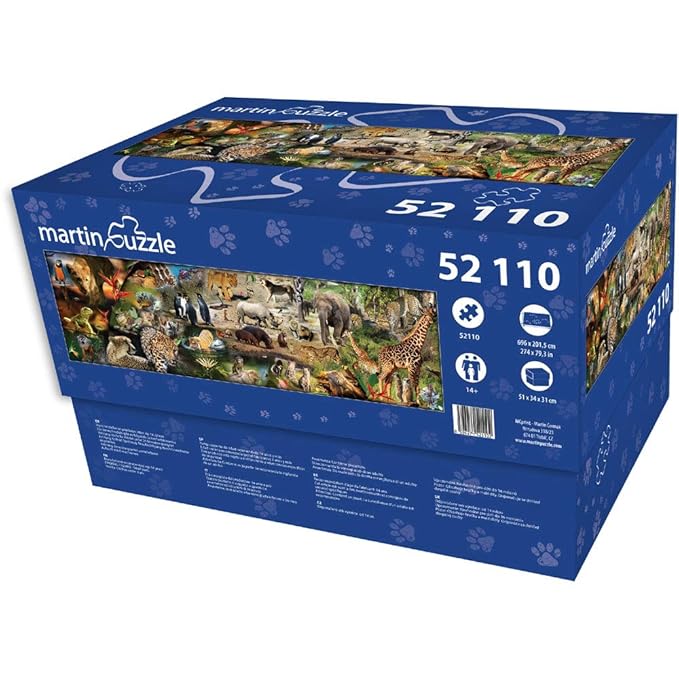 Puzzle 50000 Teile (gesamt 52110). Das erste Puzzle, welches mehr als 50000 Teile hat