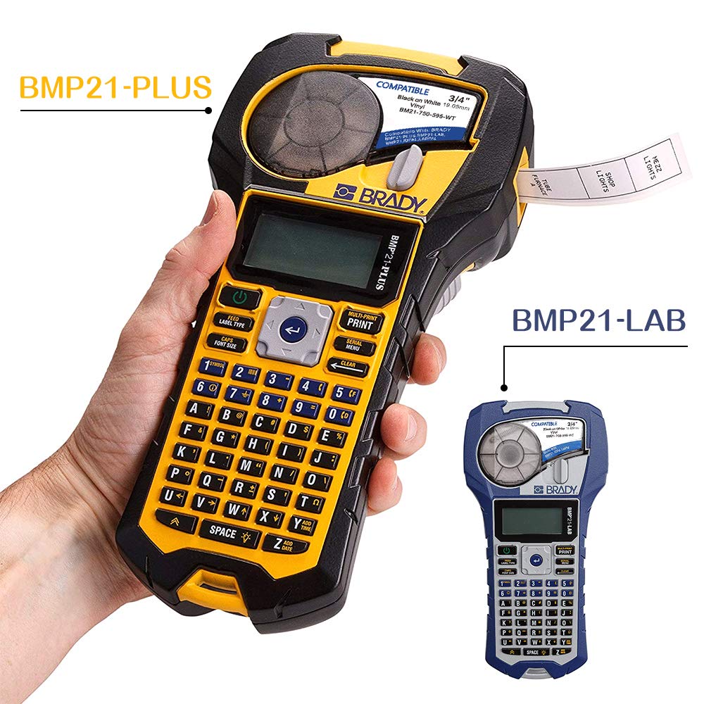 brady bmp21 plus insert labels