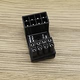 OTOTEC 3PCS ATX 8 Pin Male to Female 180 Degree Angle Adapter GPU Power view 5